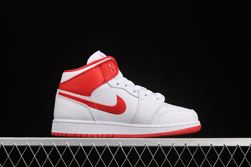 All categories Air Jordan Jordan series basketball shoes Air Jordan 1 Mid Air Jordan 1 Mid "85" AJ1 Joe 1 red, white and blue mandarin duck color matching Zhongbang basketball shoes DH0200-100